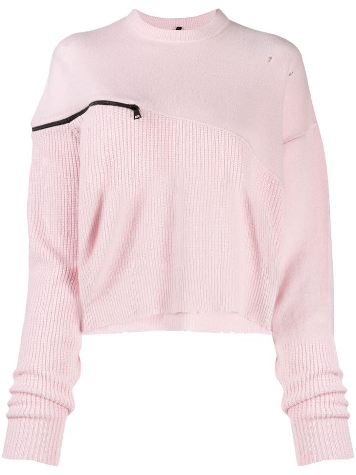 Unravel Project Loose Fit Jumper - Pink