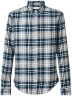 Sun 68 Checked Shirt - Blue