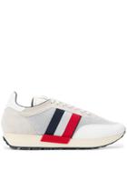 Moncler Mesh Panelled Sneakers - White