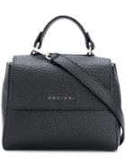 Orciani Logo Shoulder Bag - Black