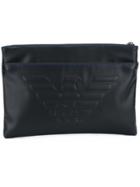 Emporio Armani Logo Pouch - Black