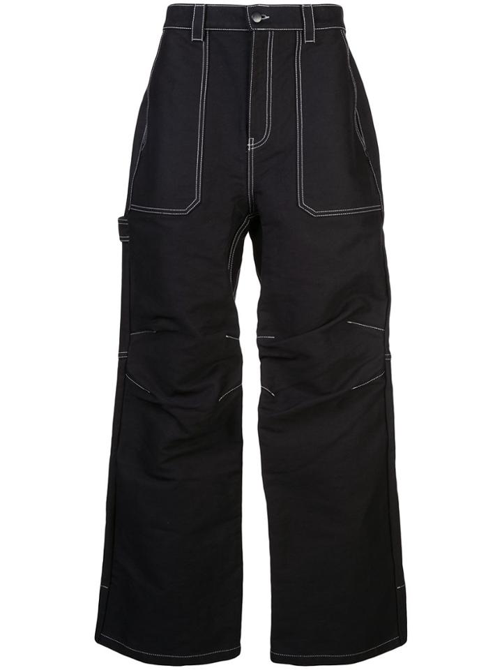 Phipps Wide-leg Trousers - Black