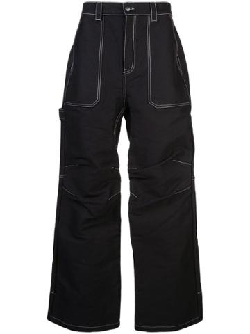 Phipps Wide-leg Trousers - Black