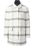 Tory Burch Boucle Knit Padded Coat