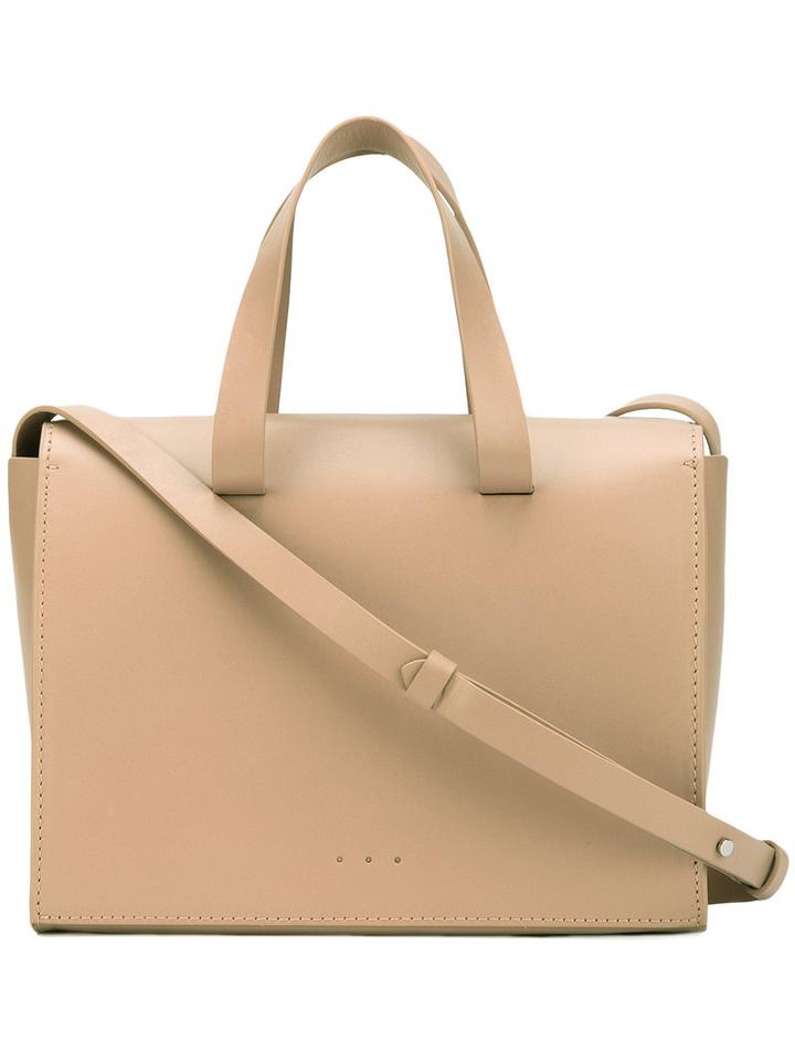 Aesther Ekme - Mini Barrel - Women - Calf Leather/polyurethane - One Size, Nude/neutrals, Calf Leather/polyurethane