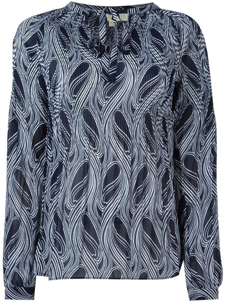 Michael Michael Kors Swirl Print Blouse