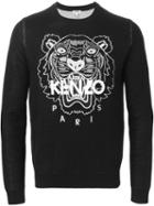 Kenzo - 'tiger' Sweater - Men - Cotton/virgin Wool - Xs, Black, Cotton/virgin Wool