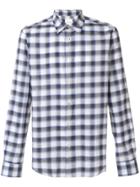 Paul Smith Checked Curved Hem Shirt - Multicolour