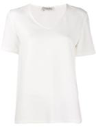 's Max Mara V-neck T-shirt - White