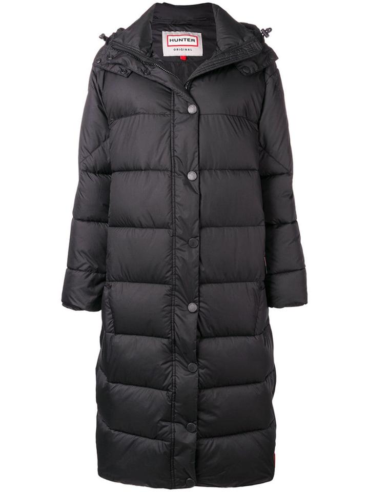 Hunter Padded Midi Coat - Black