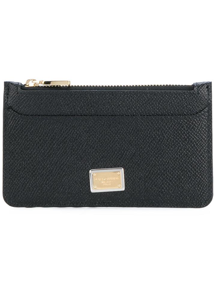 Dolce & Gabbana Logo Plaque Purse - Black