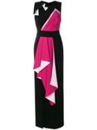Capucci Ruffle Front Dress - Black