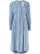 Isabel Marant Selby Deconstructed Shirt Dress, Women's, Size: 40, Blue, Cotton