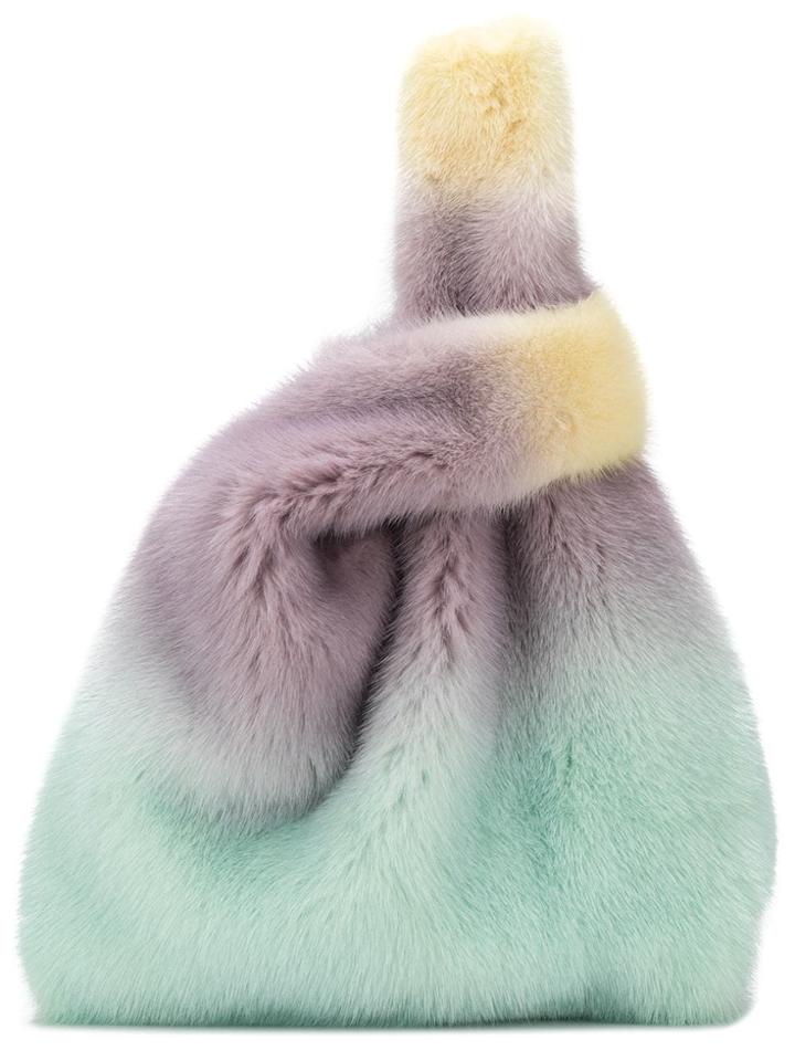 Simonetta Ravizza Furrissima Degradé Tote Bag - Purple