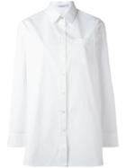 Givenchy Classic Long Sleeve Shirt, Women's, Size: 36, White, Cotton