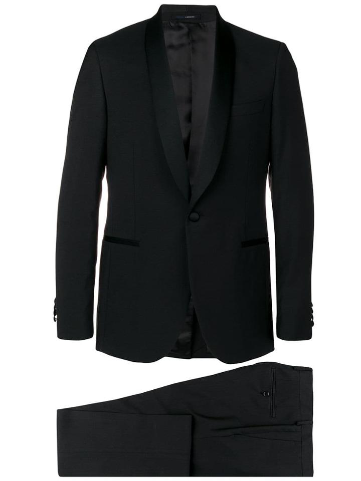 Lardini Tuxedo Suit - Black