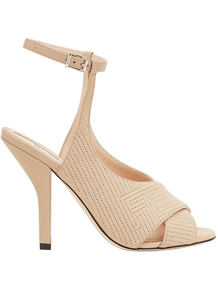 Fendi Quilted High-heel Sandals - Nude & Neutrals