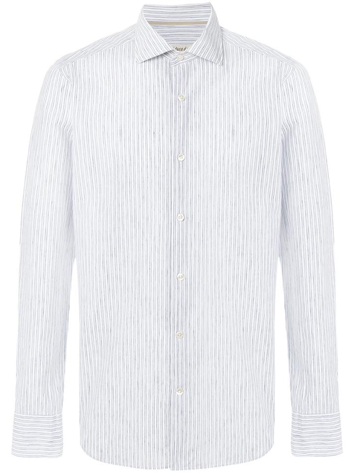 Al Duca D'aosta 1902 Pinstripe Button Down Shirt - Blue
