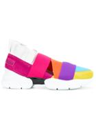 Emilio Pucci Colour Block Strap Sneakers - Multicolour