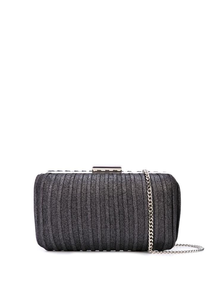 Tadashi Shoji Mini Clutch Bag - Grey
