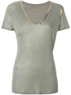 Zadig & Voltaire Foil Detail T-shirt - Green