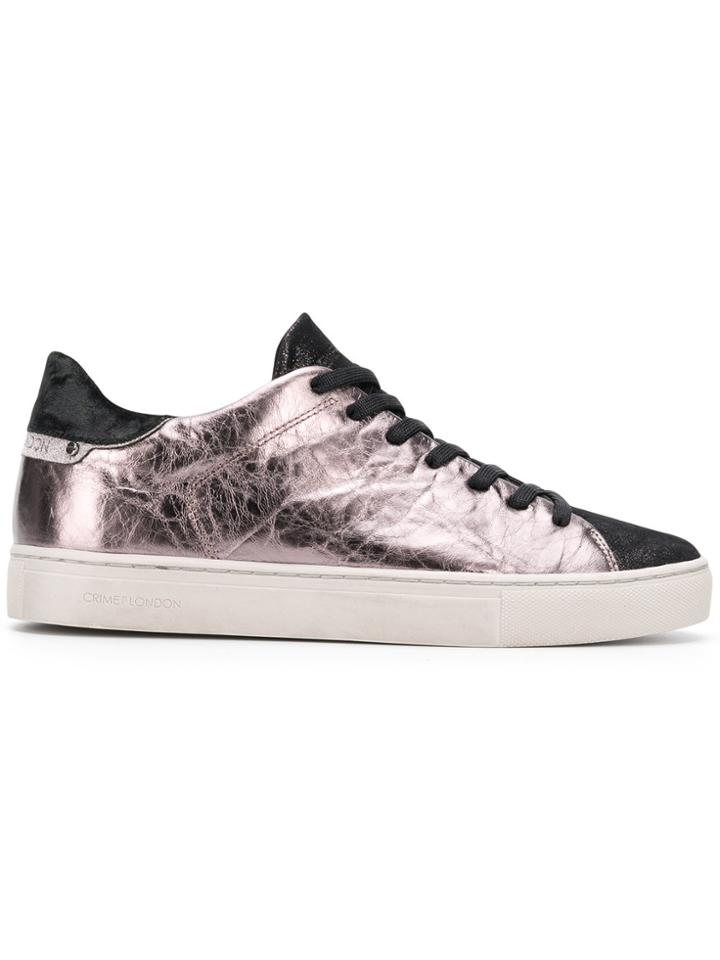 Crime London Beat Low-top Sneakers - Pink & Purple