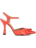 L'autre Chose Ruffle Detail Pumps - Red