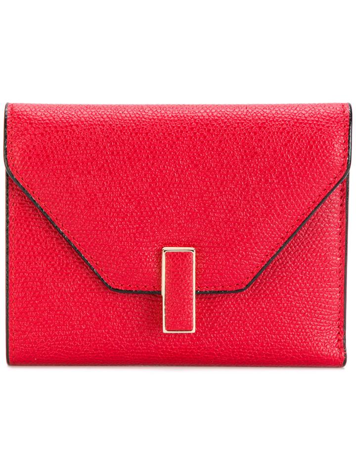 Valextra Square Envelope Purse - Red