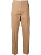 Dorothee Schumacher Frayed Side Stripe Trousers - Brown