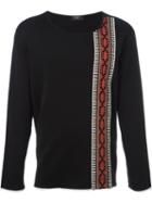 Ports 1961 Embroidered Panel Sweater