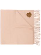 Moncler Logo Patch Scarf - Nude & Neutrals