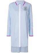 Isabelle Blanche Long Striped Shirt - Blue