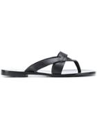 Zeus+dione Sparta Flat Sandals - Black