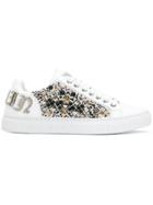 Philipp Plein Stud Embellished Sneakers - White