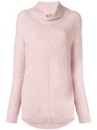 N.peal Sequin-embellished Ribbed Sweater - Pink