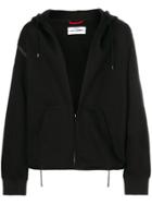 Oamc Zipped Hooded Sweatshirt - Black