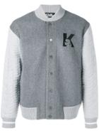 Karl Lagerfeld K Bomber Jacket - Grey