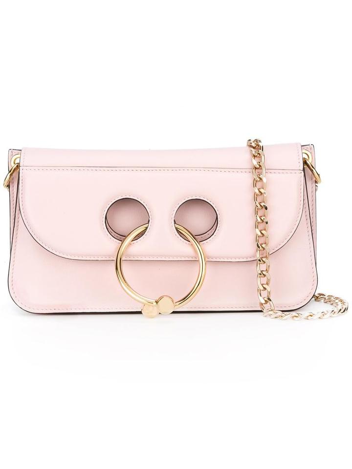 J.w.anderson Pierce Crossbody Bag, Women's, Pink/purple, Calf Leather