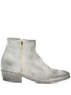 Strategia Side Zip Ankle Boots - Grey