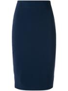 Gloria Coelho - Pencil Skirt - Women - Elastodiene/polyamide - 42, Blue, Elastodiene/polyamide