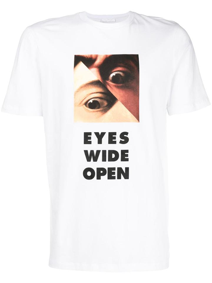 Neil Barrett Eyes Wide Open T-shirt - White