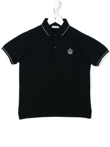 Dolce & Gabbana Kids 'citta Basico' Polo Shirt, Boy's, Size: 8 Yrs, Blue