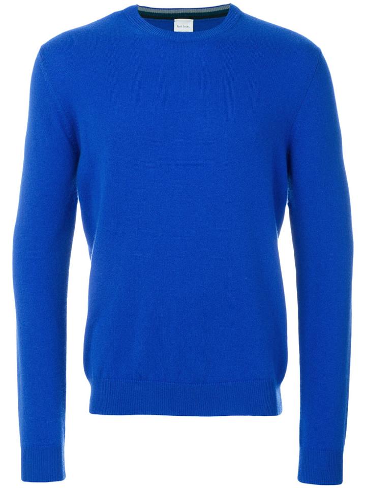 Paul Smith Cashmere Knitted Top - Blue