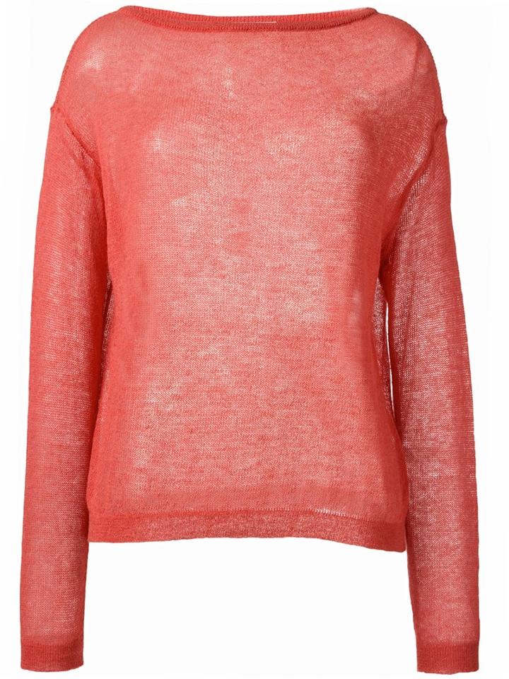 Forte Forte Loose-knit Sweater, Women's, Size: 0, Pink/purple, Polyamide/wool/alpaca