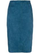 Stouls Gilda Pencil Skirt - Blue