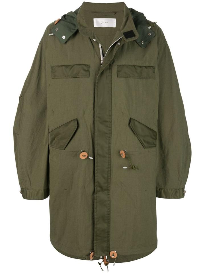 Julien David Oversized Parka - Green