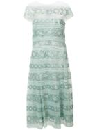 Tadashi Shoji - Sequinned Lace Dress - Women - Nylon/polyester/rayon - 6, Blue, Nylon/polyester/rayon