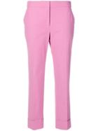 Pt01 Cropped Tailored Trousers - Pink