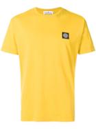 Stone Island Logo T-shirt - Yellow