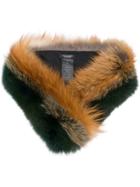 Yves Salomon Short Scarf - Green